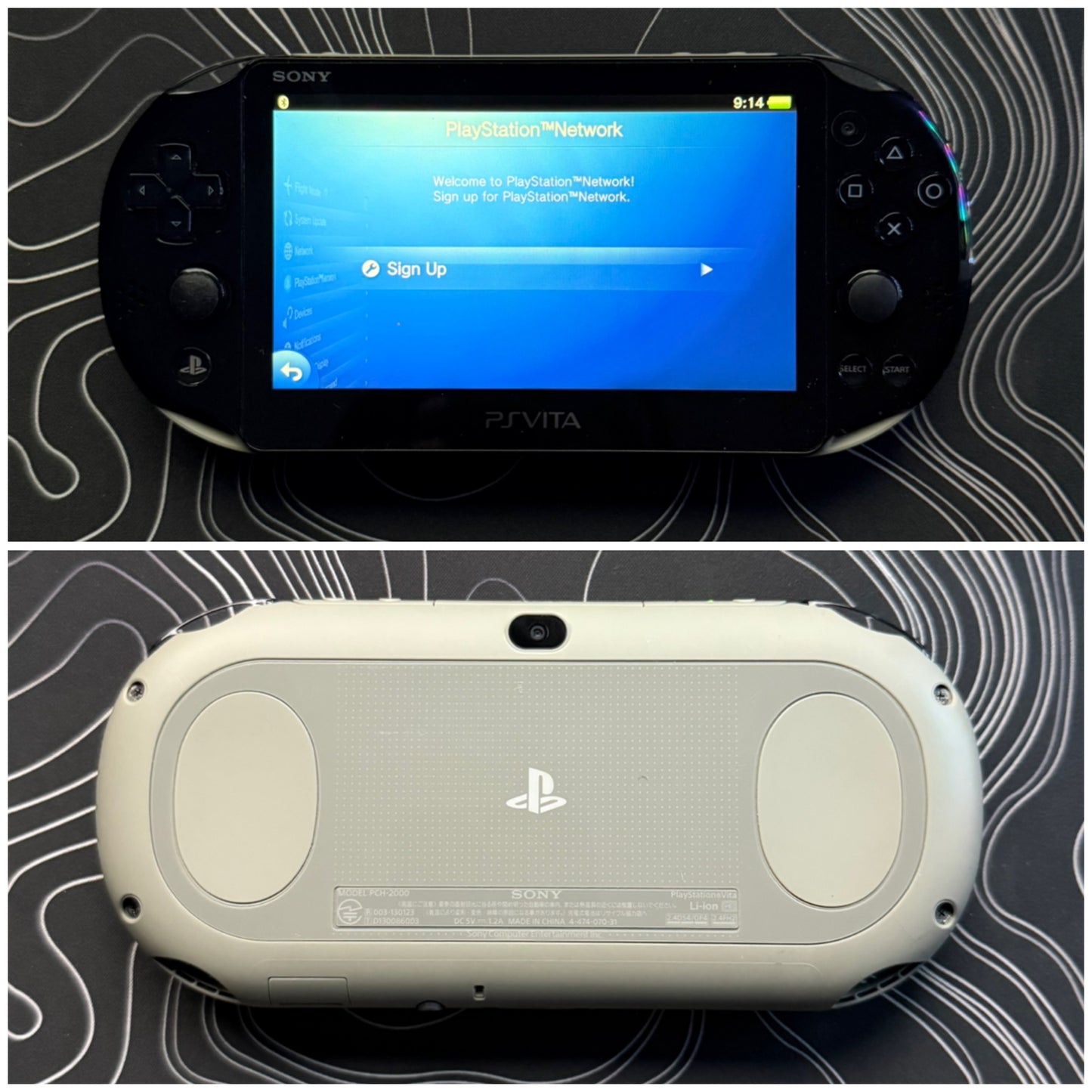 Psvita 2000 Fully Customized with (Case/Charger/Screen Protector/Wrist Strap/Clear Shell)