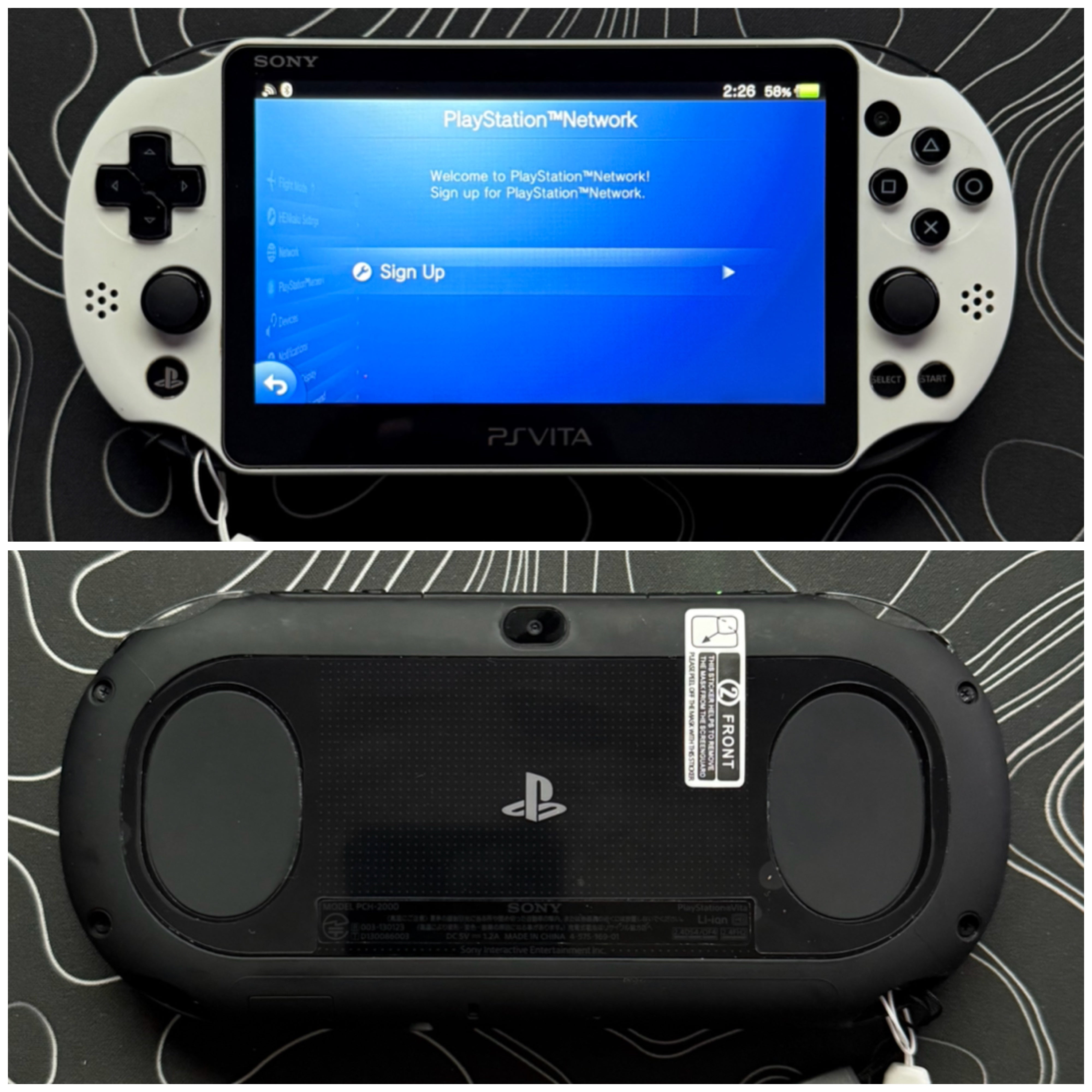 PSvita 2000/Slim |Charger+Case+Clear Shell+Screen Protector+Wrist
