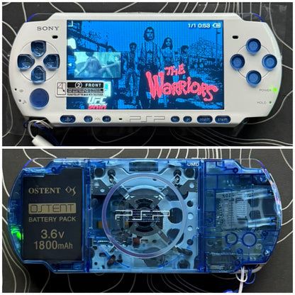 PSP 3000 with |Charger+Case+Clear Shell+Screen Protector+Wrist Strap|