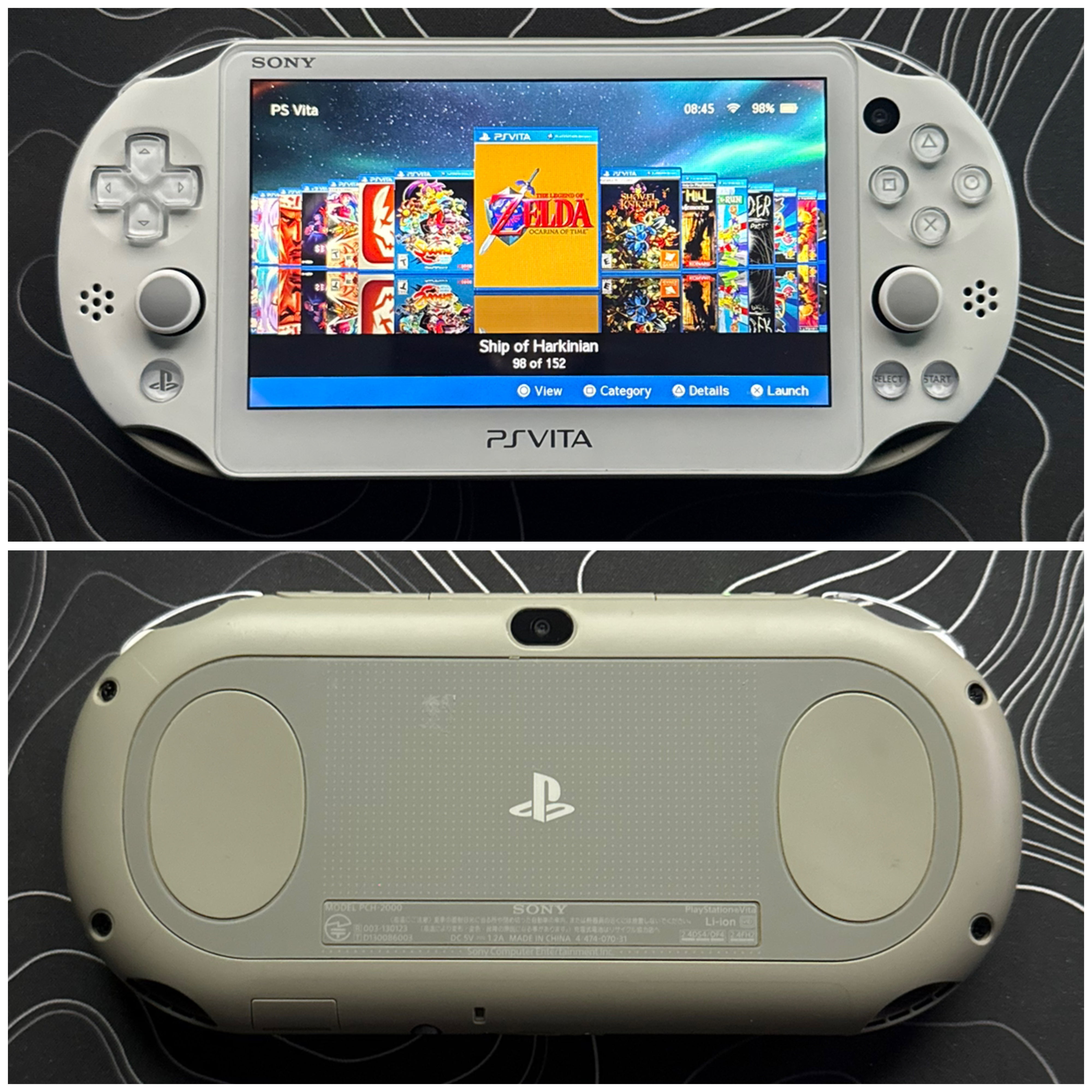 PSvita 2000/Slim |Charger+Case+Clear Shell+Screen Protector+Wrist