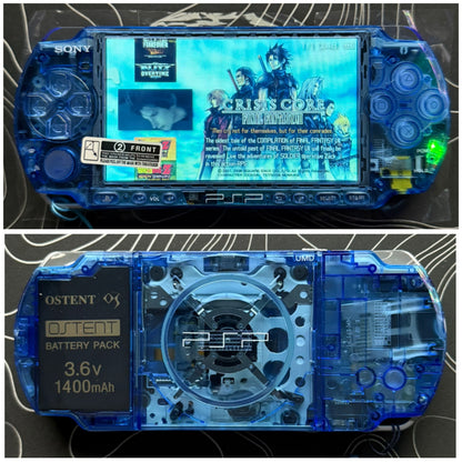 PSP 3000 with |Charger+Case+Clear Shell+Screen Protector+Wrist Strap|
