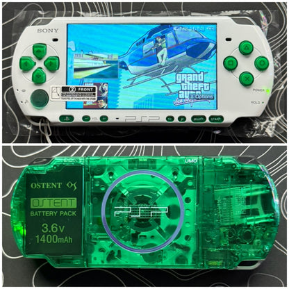 PSP 3000 with |Charger+Case+Clear Shell+Screen Protector+Wrist Strap|