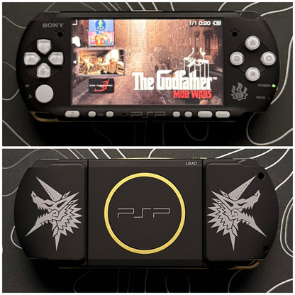 PSP 3000 with |Charger+Case+Clear Shell+Screen Protector+Wrist Strap|
