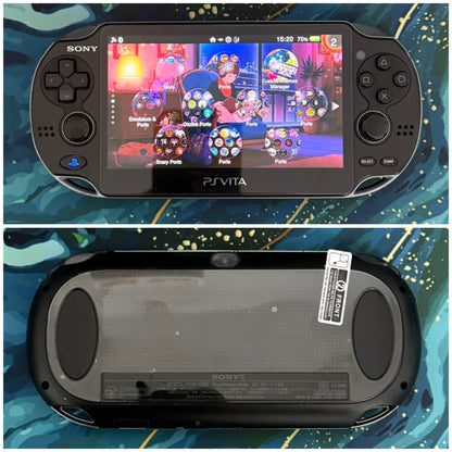 Psvita OLED with (Case/Charger/Screen Protector/Wrist Strap/Clear Shell)