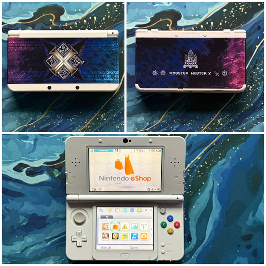 New 3DS with (Case/Charger/Clear Shell/Screen Protector)