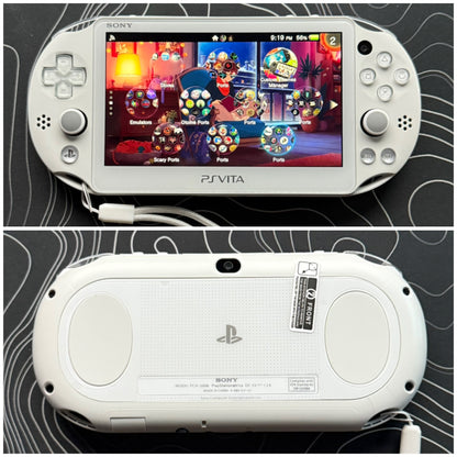 Psvita 2000 Fully Customized with (Case/Charger/Screen Protector/Wrist Strap/Clear Shell)
