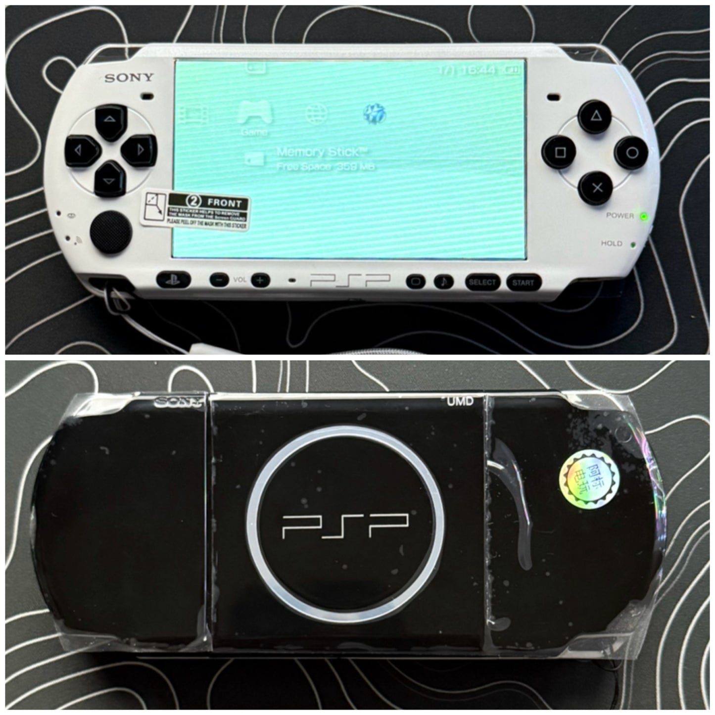 PSP 3000 with |Charger+Case+Clear Shell+Screen Protector+Wrist Strap|