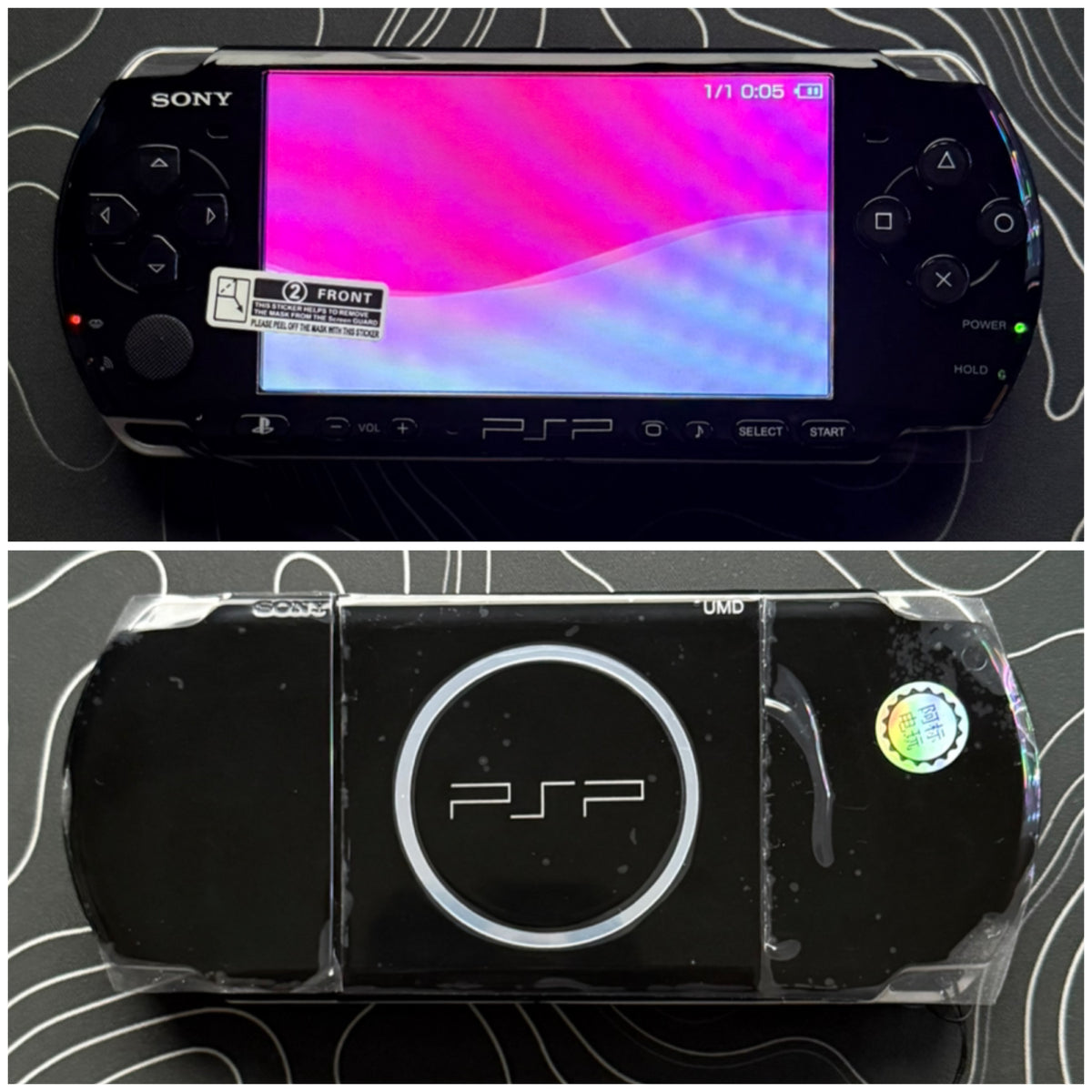 PSP 3000 with |Charger+Case+Clear Shell+Screen Protector+Wrist Strap|