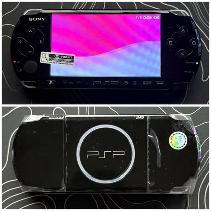 PSP 3000 with |Charger+Case+Clear Shell+Screen Protector+Wrist Strap|