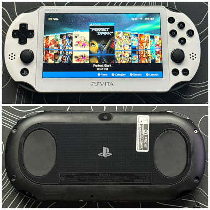 Psvita 2000 Fully Customized with (Case/Charger/Screen Protector/Wrist Strap/Clear Shell)