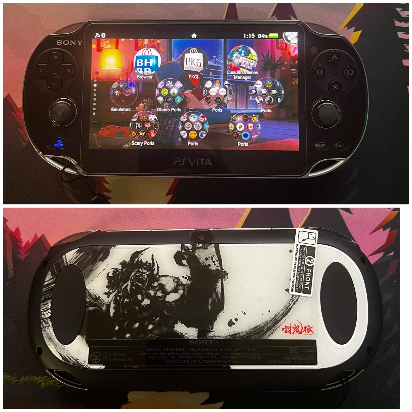 Psvita OLED with (Case/Charger/Screen Protector/Wrist Strap/Clear Shell)