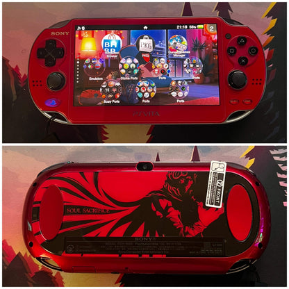 Psvita OLED with (Case/Charger/Screen Protector/Wrist Strap/Clear Shell)