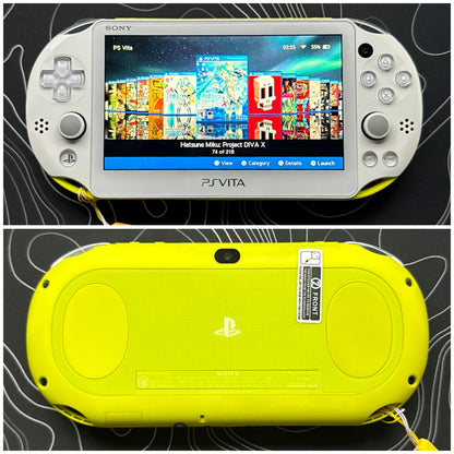 Psvita 2000 Fully Customized with (Case/Charger/Screen Protector/Wrist Strap/Clear Shell)