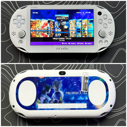 Psvita 2000 Fully Customized with (Case/Charger/Screen Protector/Wrist Strap/Clear Shell)
