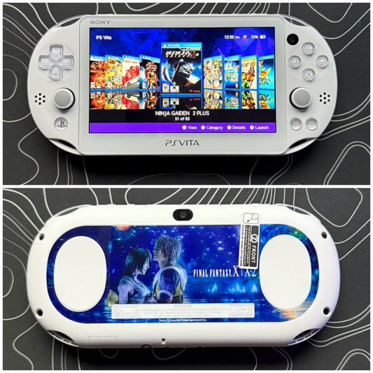 Psvita 2000 Fully Customized with (Case/Charger/Screen Protector/Wrist Strap/Clear Shell)