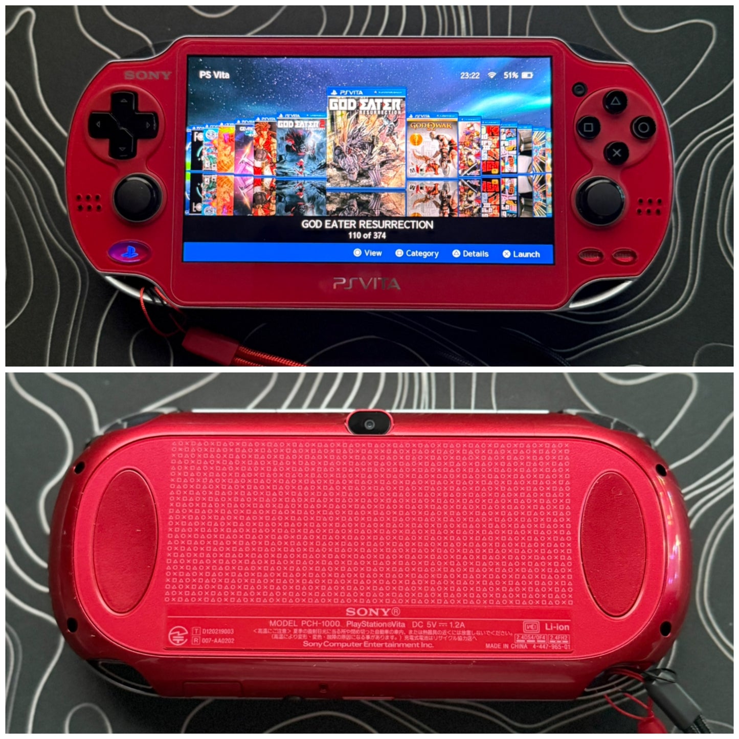 Psvita OLED with (Case/Charger/Screen Protector/Wrist Strap/Clear Shell)