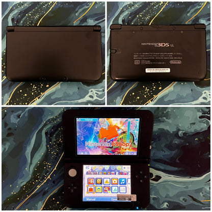 3DS LL with Accessories (Screen Protector/Charger/Clear Shell/Case)