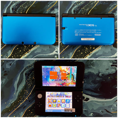 3DS LL with Accessories (Screen Protector/Charger/Clear Shell/Case)