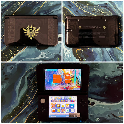 3DS LL with Accessories (Screen Protector/Charger/Clear Shell/Case)