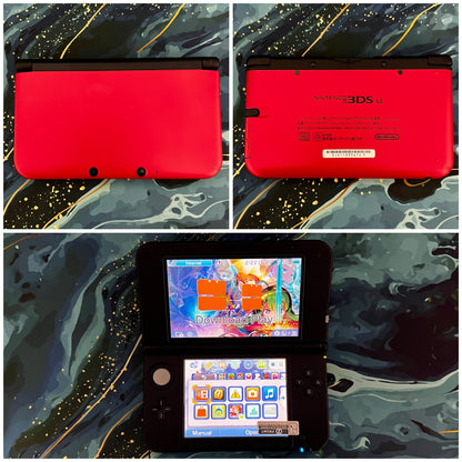 3DS LL with Accessories (Screen Protector/Charger/Clear Shell/Case)