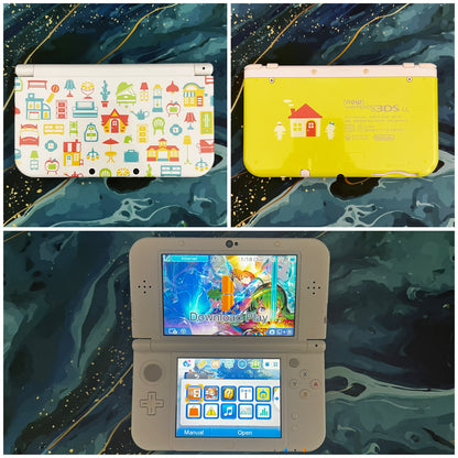 New 3DS LL with (Case/Charger/Wrist Strap/Hand Grip/Clear Shell/Screen Protector)