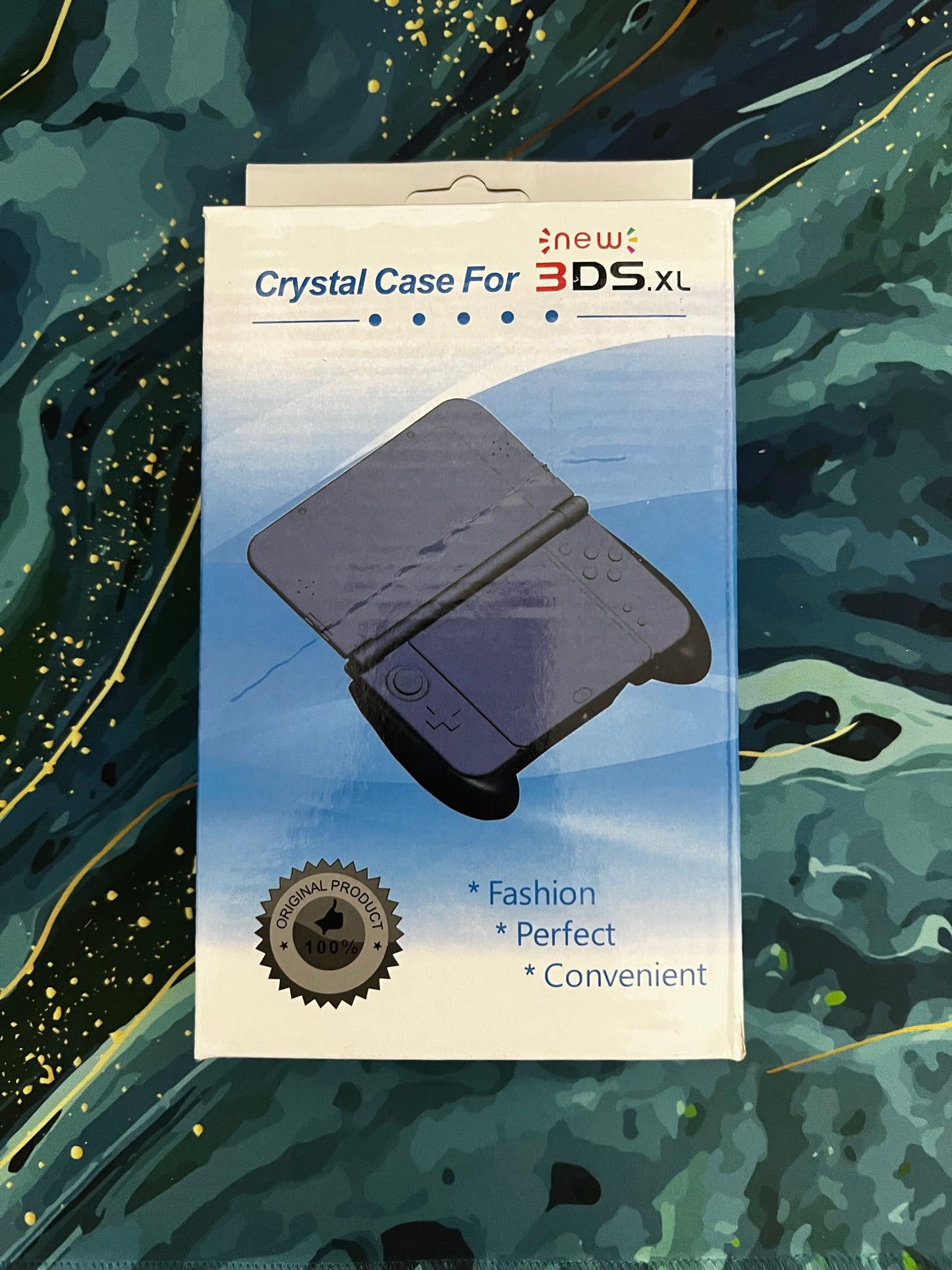 New 3DS LL with (Case/Charger/Wrist Strap/Hand Grip/Clear Shell/Screen Protector)