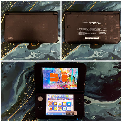 3DS LL with Accessories (Screen Protector/Charger/Clear Shell/Case)