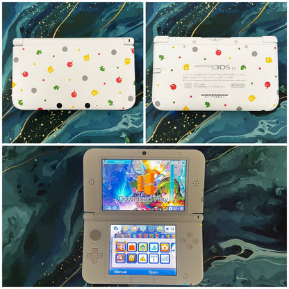 3DS LL with Accessories (Screen Protector/Charger/Clear Shell/Case)