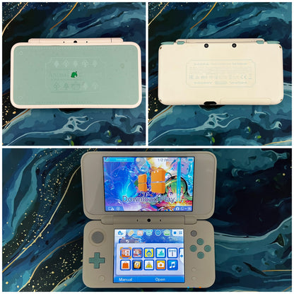 New 2DS LL with (Case/Charger/Hand Grip/Clear Shell/Screen Protector)