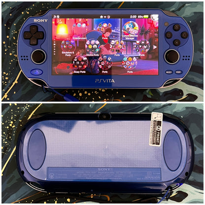 Psvita OLED with (Case/Charger/Screen Protector/Wrist Strap/Clear Shell)