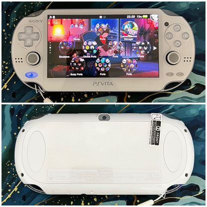 Psvita OLED with (Case/Charger/Screen Protector/Wrist Strap/Clear Shell)