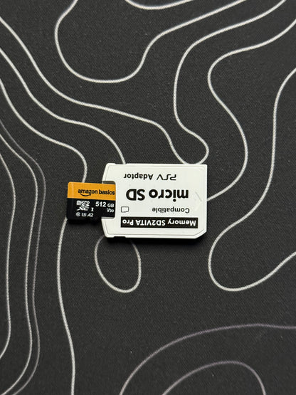 Sd2vita Preloaded Memory Card | Titles & Emulators Included