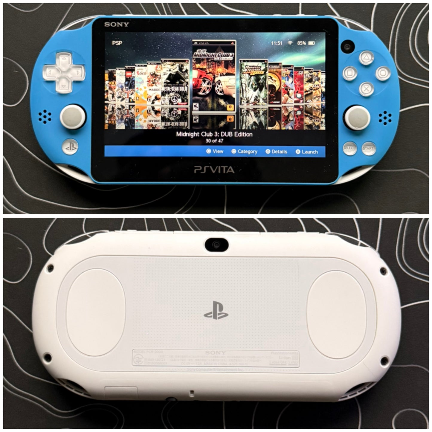 PSvita 2000/Slim |Charger+Case+Clear Shell+Screen Protector+Wrist Strap|