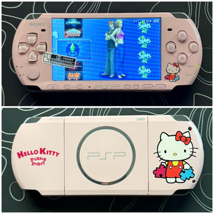 PSP 3000 with |Charger+Case+Clear Shell+Screen Protector+Wrist Strap|