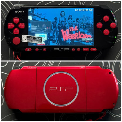 PSP 3000 with |Charger+Case+Clear Shell+Screen Protector+Wrist Strap|