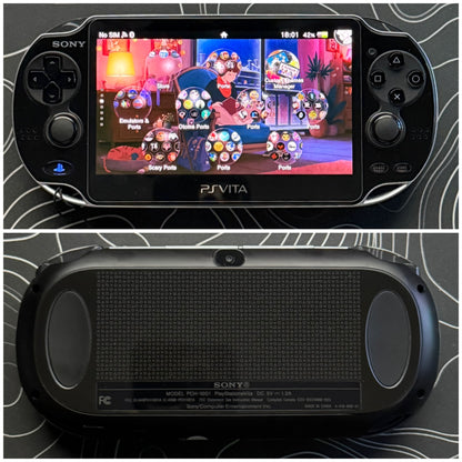 PSvita OLED/1000 |Charger+Case+Clear Shell+Screen Protector+Wrist Strap|