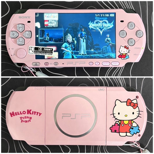 PSP 3000 with |Charger+Case+Clear Shell+Screen Protector+Wrist Strap|